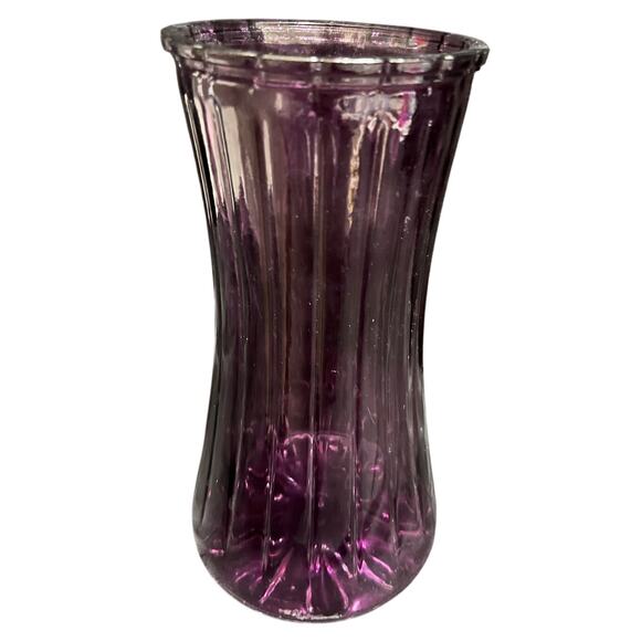 Y2K Retro 12" Purple Glass Vase - Picture 1 of 4